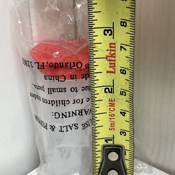 Tupperware Mini Salt & Pepper Shaker Divided Travel Open House Red Guava Top NIP - Picture 5 of 5